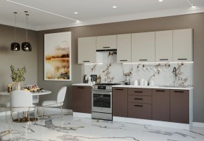 Кухонный гарнитур Латте 3000 (Стол. 38мм) в Кургане - kurgan.mebel24.online | фото