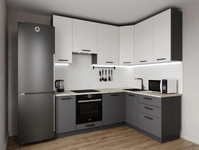 Кухонный гарнитур Меренга 2200*1600 h950 (Стол. 38мм) в Кургане - kurgan.mebel24.online | фото 1