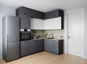 Кухонный гарнитур Меренга 2200*1700 (Стол. 38мм) в Кургане - kurgan.mebel24.online | фото