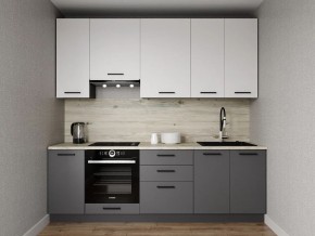 Кухонный гарнитур Меренга 2400 h950 (Стол. 26мм) в Кургане - kurgan.mebel24.online | фото 1