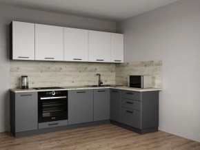 Кухонный гарнитур Меренга 2600*1600 (Стол. 38мм) в Кургане - kurgan.mebel24.online | фото 1