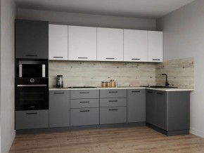 Кухонный гарнитур Меренга 3200*1400 (Стол. 38 мм) в Кургане - kurgan.mebel24.online | фото