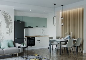 Кухонный гарнитур Муссон 2550 (Стол. 38мм) в Кургане - kurgan.mebel24.online | фото