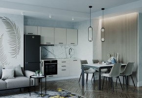 Кухонный гарнитур Шампань 2550 (Стол. 38мм) в Кургане - kurgan.mebel24.online | фото