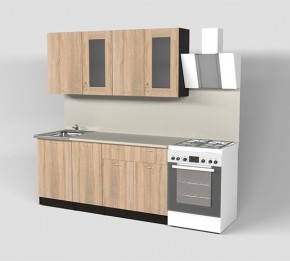 Кухонный гарнитур Симона демо 1700 (Венга/Дуб Сонома) в Кургане - kurgan.mebel24.online | фото 1