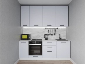Кухонный гарнитур Смоки 2200 h950 (Стол. 26мм) в Кургане - kurgan.mebel24.online | фото 1