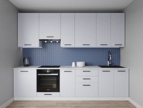 Кухонный гарнитур Смоки 2400 h950 (Стол. 38 мм) в Кургане - kurgan.mebel24.online | фото 1