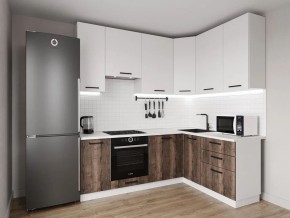 Кухонный гарнитур Старое Дерево 2200*1600 h950 (Стол. 26мм) в Кургане - kurgan.mebel24.online | фото