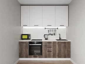 Кухонный гарнитур Старое Дерево 2200 h950 (Стол. 26мм) в Кургане - kurgan.mebel24.online | фото 1