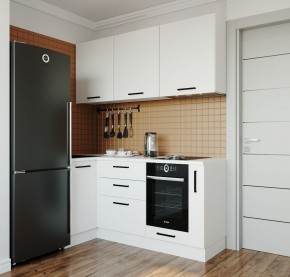 Кухонный гарнитур угловой Жемчуг 1000*1800 (Стол. 26мм) в Кургане - kurgan.mebel24.online | фото