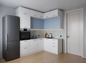 Кухонный гарнитур угловой Капри 2200*1700 (Стол. 26мм) в Кургане - kurgan.mebel24.online | фото