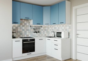 Кухонный гарнитур угловой Капри 2200х1600 h950 (Стол. 38мм) в Кургане - kurgan.mebel24.online | фото 1