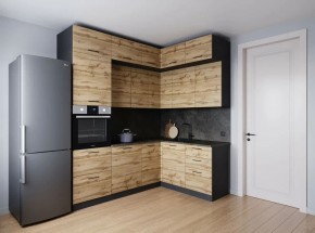Кухонный гарнитур угловой Крафт 2200*1700 (Стол. 26мм) в Кургане - kurgan.mebel24.online | фото