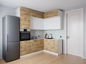 Кухонный гарнитур угловой Лада 2200*1700 (Стол. 38мм) в Кургане - kurgan.mebel24.online | фото