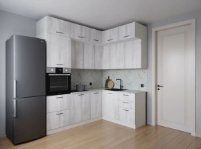 Кухонный гарнитур угловой Пайн 2200*1700 (Стол. 38мм) в Кургане - kurgan.mebel24.online | фото 1