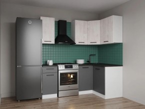 Кухонный гарнитур угловой Санторини 2000*1200 (Стол. 38мм) в Кургане - kurgan.mebel24.online | фото 1