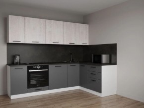 Кухонный гарнитур угловой Санторини 2600*1600 (Стол. 26мм) в Кургане - kurgan.mebel24.online | фото 1