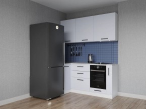 Кухонный гарнитур угловой Смоки 1000*1800 (Стол. 38 мм) в Кургане - kurgan.mebel24.online | фото 1