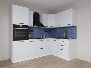 Кухонный гарнитур угловой Смоки 2400*1600 (Стол. 38мм) в Кургане - kurgan.mebel24.online | фото 1