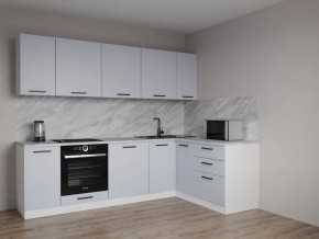 Кухонный гарнитур угловой Смоки 2600*1600 (Стол. 26мм) в Кургане - kurgan.mebel24.online | фото 1