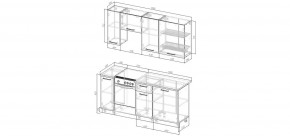 Кухонный гарнитур Умбра 1800 (Стол. 38мм) в Кургане - kurgan.mebel24.online | фото 2