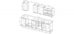 Кухонный гарнитур Умбра 2800 (Стол. 26мм) в Кургане - kurgan.mebel24.online | фото 2