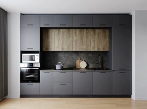 Кухонный гарнитур Умбра 3400 (Стол. 38мм) в Кургане - kurgan.mebel24.online | фото 1