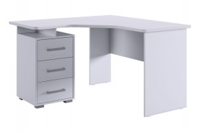 ЛАЙТ 2 Стол компьютерный угловой (1200) Белый/Белый в Кургане - kurgan.mebel24.online | фото