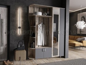ЛИКА №1 Прихожая ЛДСП (графит/дуб юкон) в Кургане - kurgan.mebel24.online | фото