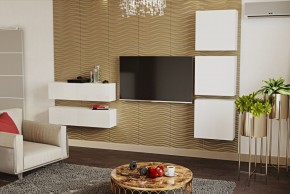 ЛИНДА Гостиная (Белый/Белый) в Кургане - kurgan.mebel24.online | фото 4