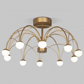 Люстра на штанге Eurosvet Ragno 90031/10 LED золото в Кургане - kurgan.mebel24.online | фото