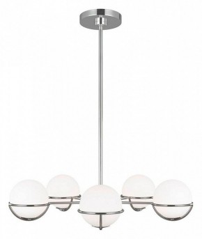 Люстра на штанге Feiss Apollo FE-APOLLO5-PN в Кургане - kurgan.mebel24.online | фото