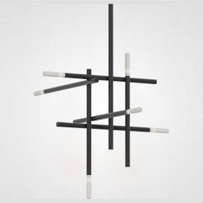 Люстра на штанге Imperiumloft Traverse Black TRAVERSE01 в Кургане - kurgan.mebel24.online | фото