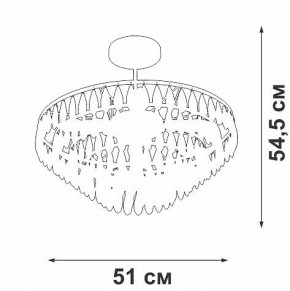 Люстра на штанге Vitaluce V5352 V5352-1/5PL в Кургане - kurgan.mebel24.online | фото