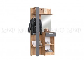МАРТИНА Прихожая (модульная) дуб крафт/графит в Кургане - kurgan.mebel24.online | фото 3