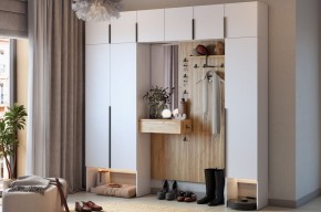 МЕБЕЛЬСОН К11 Прихожая (белое дерево) в Кургане - kurgan.mebel24.online | фото