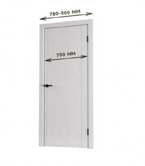 Межкомнатная дверь Bolivar Каньон браун (комплект) 700 в Кургане - kurgan.mebel24.online | фото