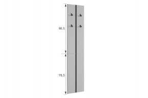 МЕРСИ Прихожая (модульная) графит в Кургане - kurgan.mebel24.online | фото 3
