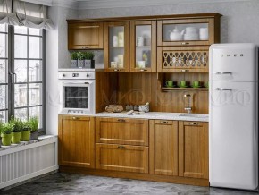МИЛАНО Кухонный гарнитур 2,2 м Компоновка №3 (Орех) в Кургане - kurgan.mebel24.online | фото