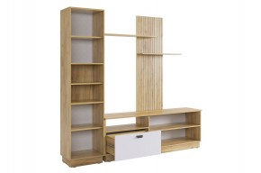 МОДИ К1 Гостиная (белое дерево) в Кургане - kurgan.mebel24.online | фото 7