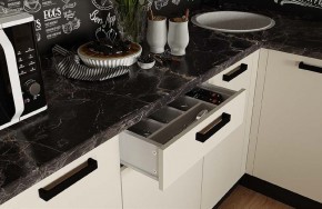 Модульная кухня Осло карбон брюле в Кургане - kurgan.mebel24.online | фото 4