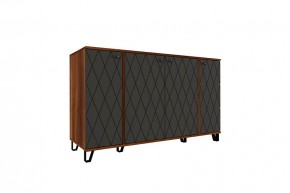 Модульная Спальня Римини (МДФ графит софт) в Кургане - kurgan.mebel24.online | фото 2