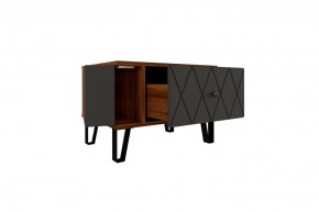 Модульная Спальня Римини (МДФ графит софт) в Кургане - kurgan.mebel24.online | фото 6