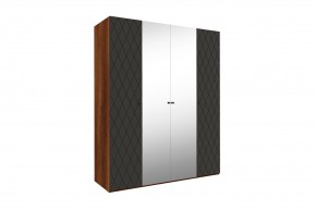 Модульная Спальня Римини (МДФ графит софт) в Кургане - kurgan.mebel24.online | фото 7