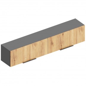 МОНИКА Гостиная (модульная) темно серый в Кургане - kurgan.mebel24.online | фото 2