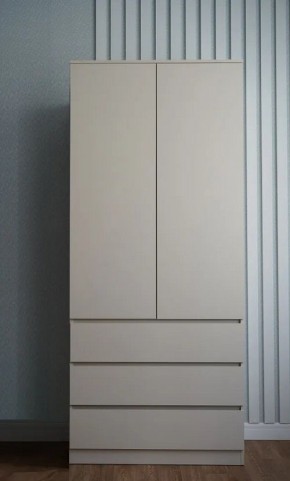 МОРИ МШ 900.2 Шкаф с 2-мя дв. и 3-мя ящ. ВЫСОКИЙ (Сатин) в Кургане - kurgan.mebel24.online | фото