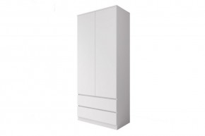 МОРИ МШ 900.2 Шкаф с 2мя дв и 2мя ящ. (белый) в Кургане - kurgan.mebel24.online | фото 1