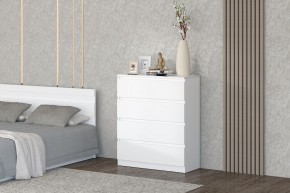 МС "Хилтон" Комод №1 800 (4 ящ.) белый текстурный в Кургане - kurgan.mebel24.online | фото