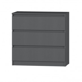 МС "Хилтон" Комод №2 800 (3 ящ.) графит в Кургане - kurgan.mebel24.online | фото