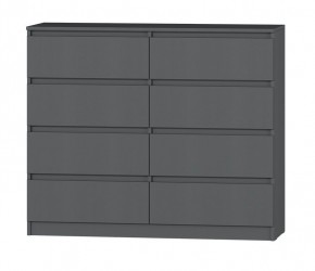МС "Хилтон" Комод №3 1200 (8 ящ.) графит в Кургане - kurgan.mebel24.online | фото